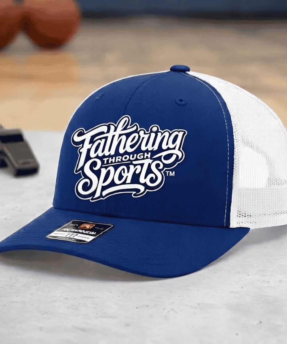 Legacy Trucker Hat – Royal & White