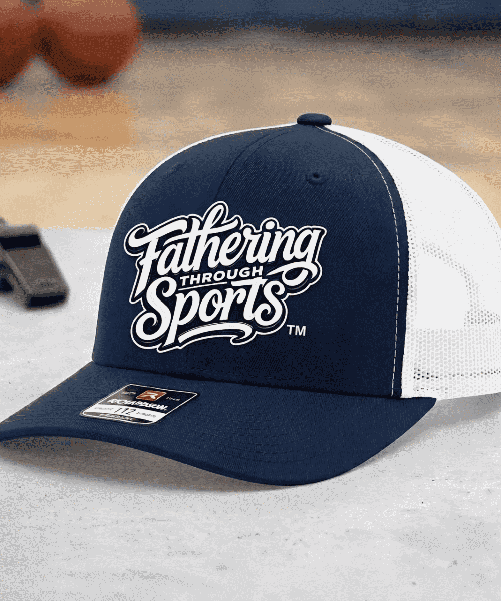 Legacy Trucker Hat – Navy & White