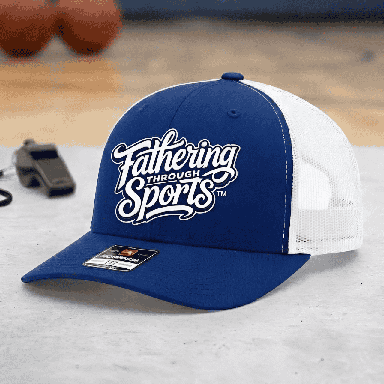 Legacy Trucker Hat – Royal Blue & White
