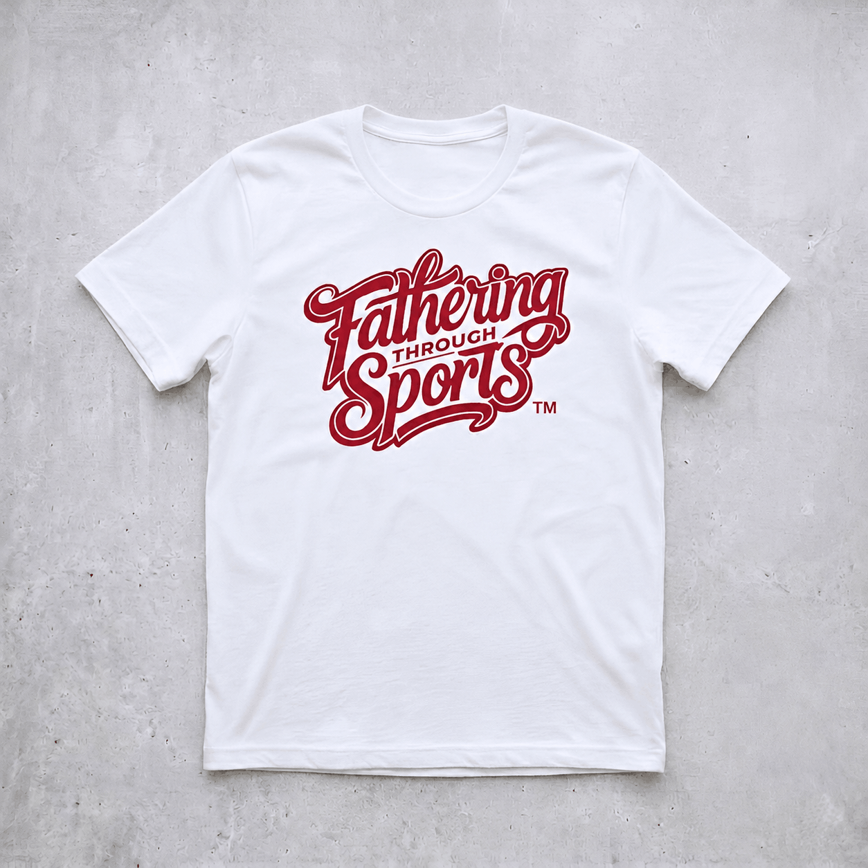 Legacy Performance T-Shirt – White & Red