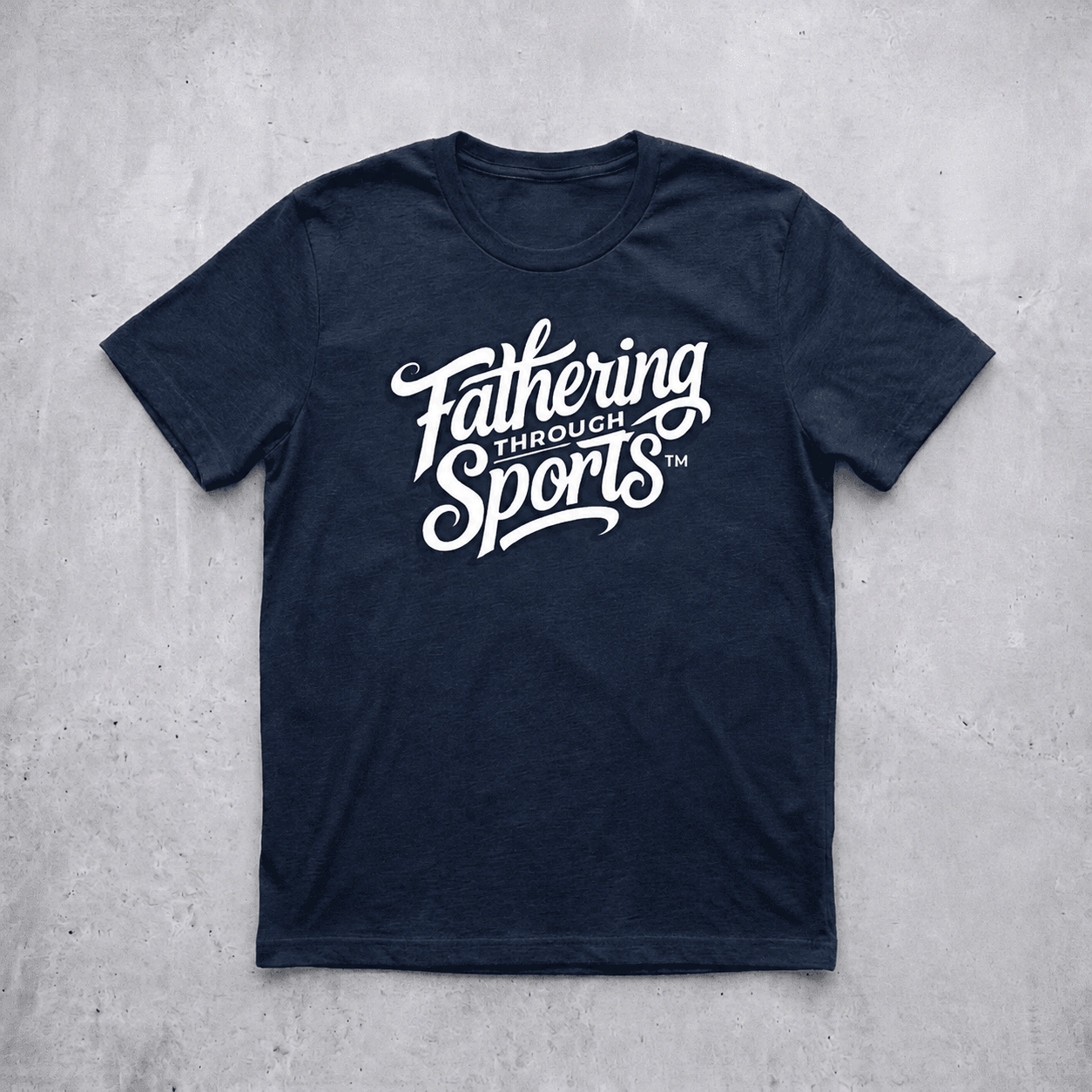 Legacy Performance T-Shirt – Navy & White