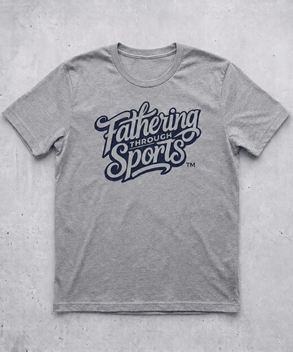 Legacy Performance T-Shirt – Heather Gray & Navy