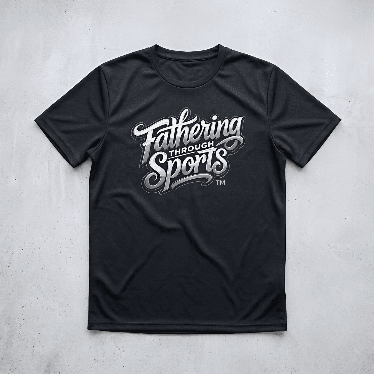 Legacy Performance T-Shirt – Midnight Black & Silver
